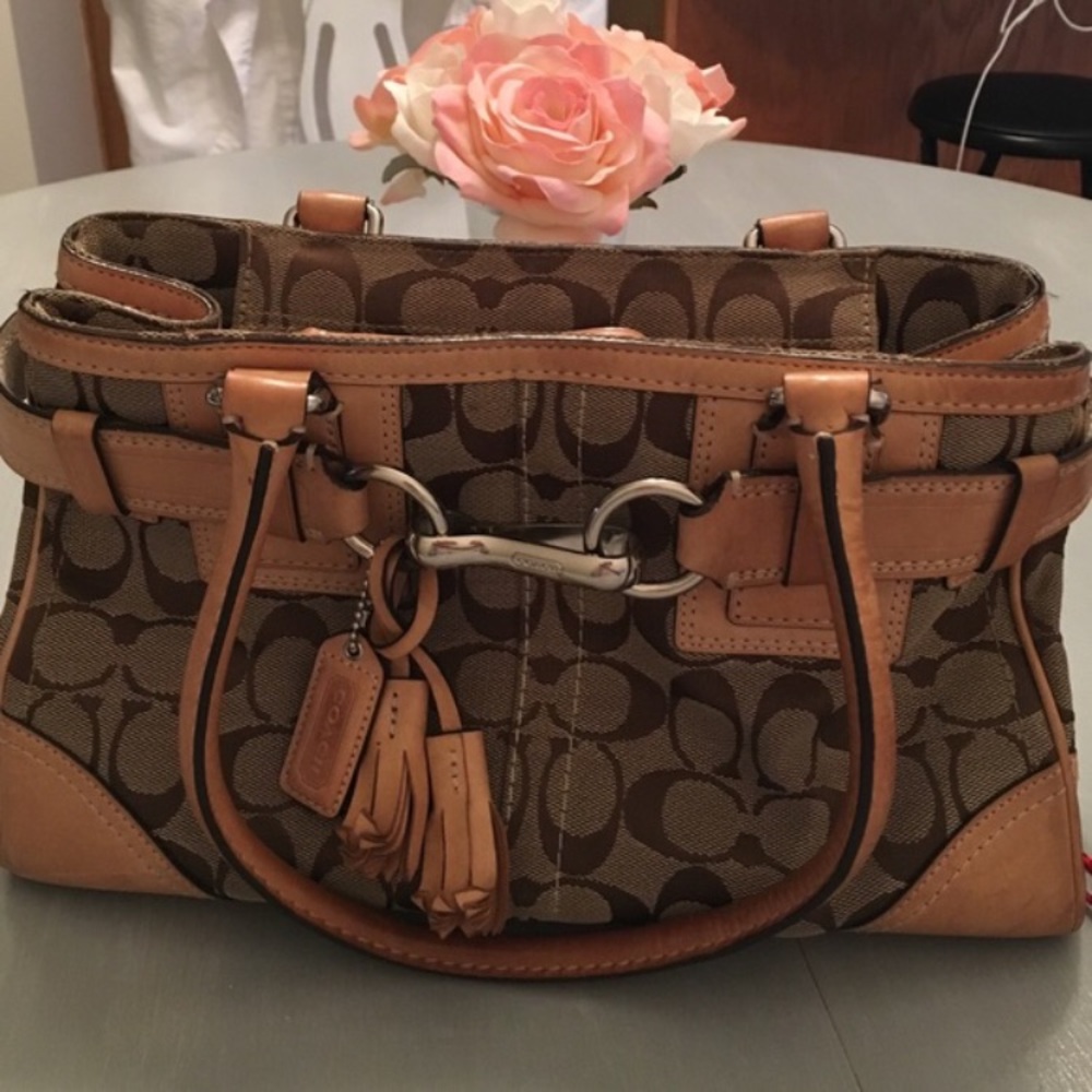 Coach Hamptons Signature Medium Carry All